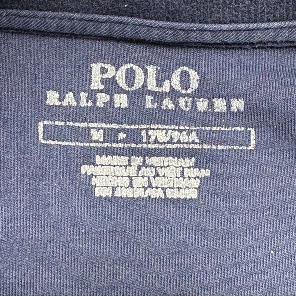 Polo Ralph Lauren P-Wing Patch Letterman Navy Blue Varsity Track Jacket M *READ - Picture 7 of 11